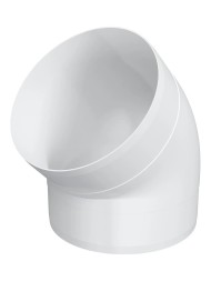 Колено 45° для круглых каналов ERA 16ККП 45° 160x45