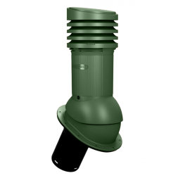 Вентиляционный выход изолированный WIRPLAST  WIROVENT EVO E10 110-125/447 Зелёный