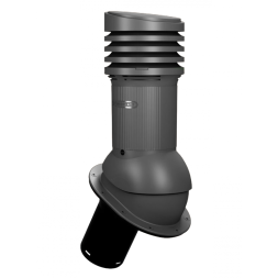 Вентиляционный выход изолированный WIRPLAST WIROVENT EVO E10 110-125/447 Графитовый
