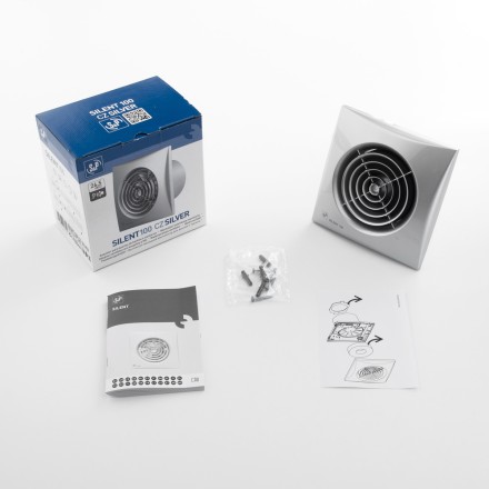Накладной вентилятор Soler &amp; Palau SILENT-100 CZ SILVER