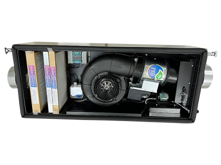 Приточная установка с электрическим нагревом Minibox E-300-FKO.PREMIUM Вентилятор EC EbmPapst (Германия) Zentec