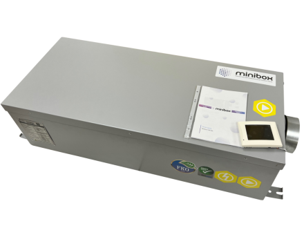 Приточная установка с электрическим нагревом Minibox E-300-FKO.PREMIUM Вентилятор EC EbmPapst (Германия) Zentec