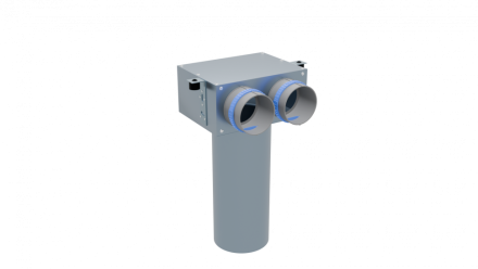 Flexag FL-PCP-125/90x2 пленум вентиляционный потолочный, D125, на 2 выхода FLD