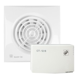 Накладной вентилятор Soler &amp; Palau SILENT-100 CZ 12V + CT-12/14