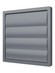 Решетка вытяжная с гравитационными жалюзи ERA Street line 2424К20Ф Серый 240x240-200мм