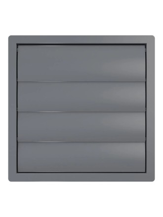 Решетка вытяжная с гравитационными жалюзи ERA Street line 2424К20Ф Серый 240x240-200мм