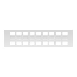 Вентиляционная решетка Благовест 100x400 серебро