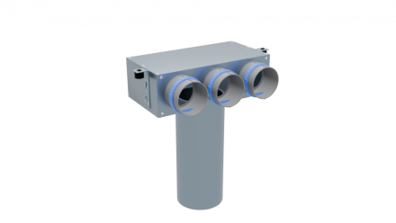 Flexag FL-PCP-125/90x3 пленум вентиляционный потолочный, D125, на 3 выхода FLD