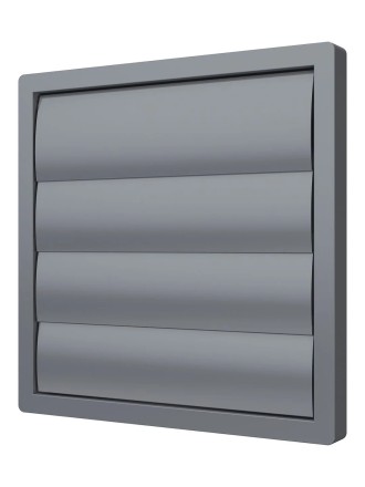 Решетка вытяжная с гравитационными жалюзи ERA Street line 2929К25Ф Серый 290x290-250мм