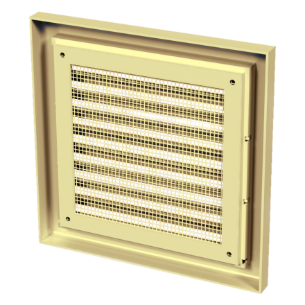 Решетка пластиковая VENTS МВ 100 с бежевый