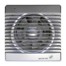 Вентилятор вытяжной Soler Palau DECOR-200C SILVER