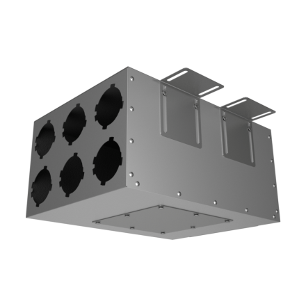 Коллектор металлический Provent KV 160/75x6 на 6 выходов