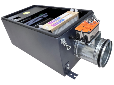 Приточная установка с электрическим нагревом Minibox Е-850 PREMIUM Вентилятор EC (Швеция) Zentec