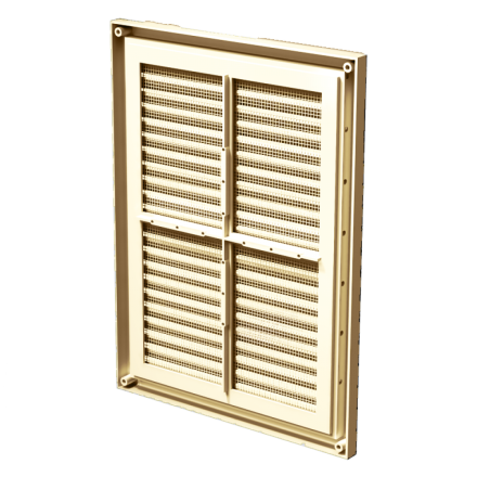 Решетка пластиковая VENTS МВ 160 с бежевый