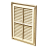 Решетка пластиковая VENTS МВ 160 с бежевый