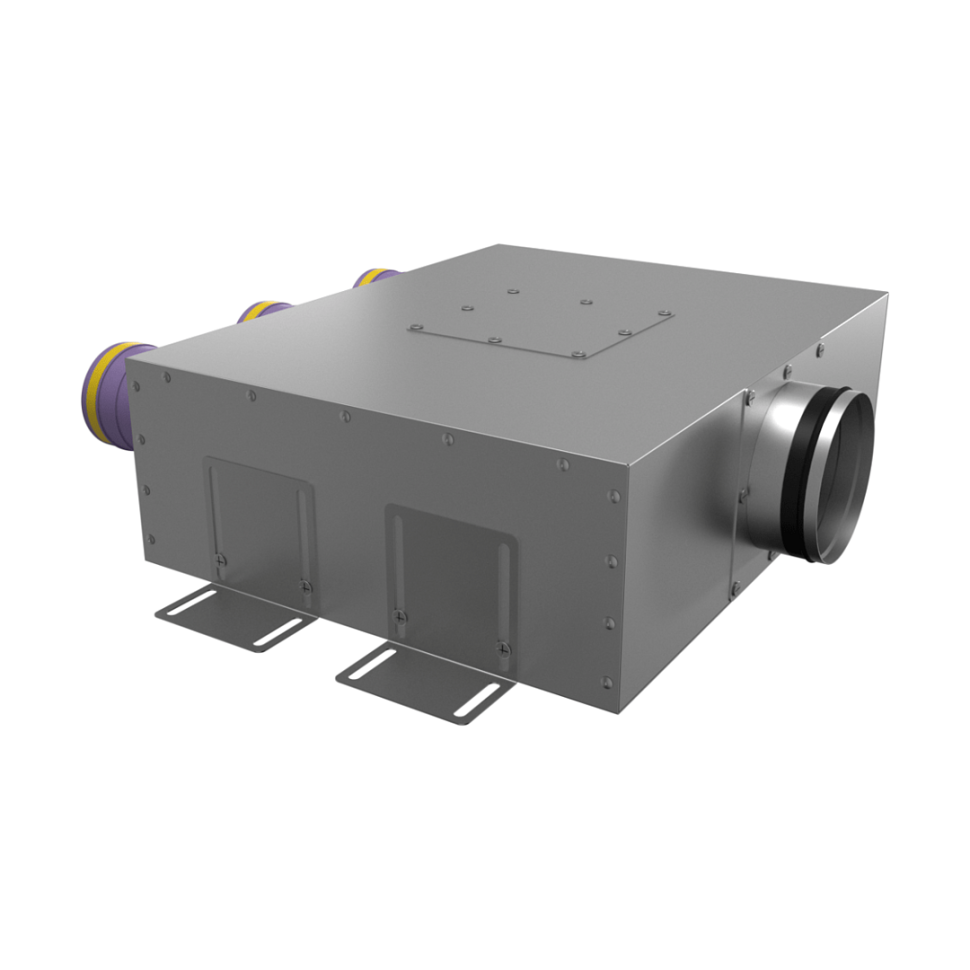 Provent Base Stack Коллектор металлический Provent KVN 125/75x6 на 6 выходов узкий ...