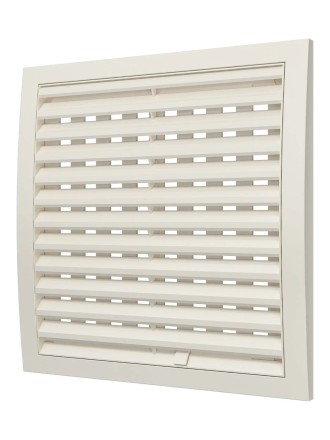 Решетка вентиляционная пластиковая регулируемая Era 2525РРП 250х250 Ivory