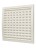 Решетка вентиляционная пластиковая регулируемая Era 2525РРП 250х250 Ivory