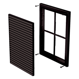 Решетка пластиковая VENTS МВ 160 с коричневый
