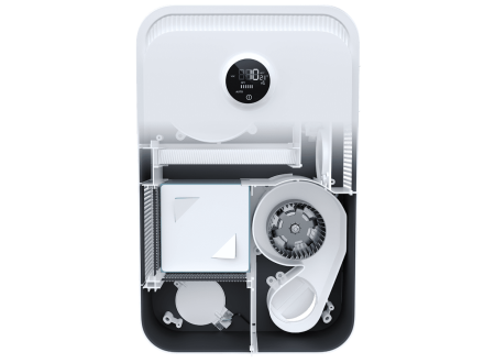 Приточно-вытяжная вентиляционная установка FUJI ERW-150X.P (Wi-Fi / Pearl White)