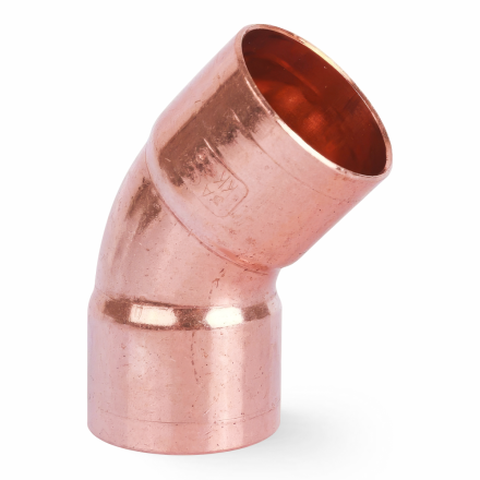Угол 45° медный 1/2&quot; ВП-ВП