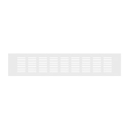 Вентиляционная решетка Благовест 80x400 белая