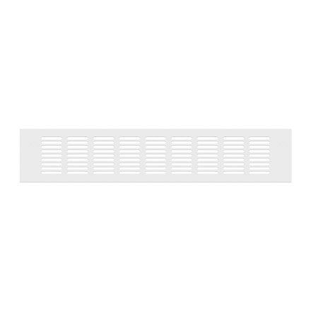 Вентиляционная решетка Благовест 80x400 белая