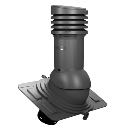 Вентиляционный выход изолированный WIRPLAST WIROVENT EVO E18 110-125/447 Графитовый