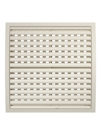 Решетка вентиляционная пластиковая регулируемая Era 3535РРП 350х350 Ivory