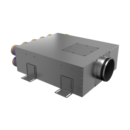 Коллектор металлический Provent KV 160/75x12 на 12 выходов
