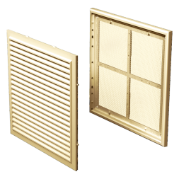 Решетка пластиковая VENTS МВ 250 с бежевый