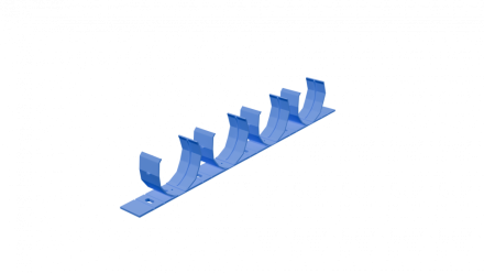 Flexag PS90x4-B планка клипс пластиковая крепежная