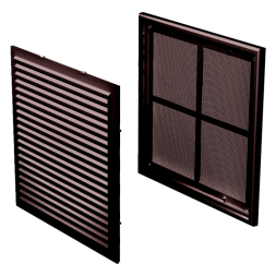 Решетка пластиковая VENTS МВ 250 с коричневый