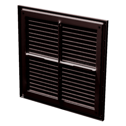 Решетка пластиковая VENTS МВ 250 с коричневый