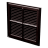 Решетка пластиковая VENTS МВ 250 с коричневый