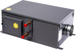 Приточная установка с водяным нагревателем Minibox W-650 PREMIUM Вентилятор EC (Германия) GTC