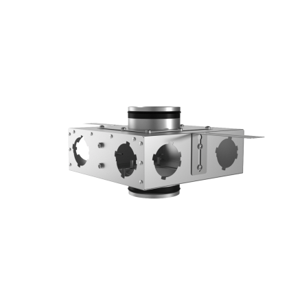 Коллектор металлический проходной Provent KVF 125/125/75x6 на 6 выходов