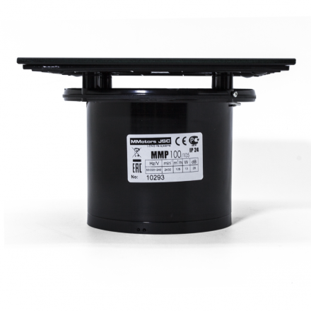 Вытяжной вентилятор MMotors MM-P 100/105 Черный глянец стекло 13 Вт