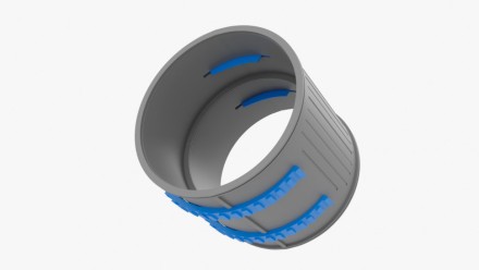 Муфта соединительная Flexag FLS90-G, цвет серый