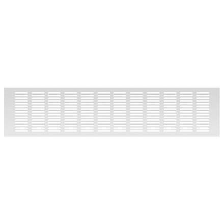 Вентиляционная решетка Благовест 120x500 серебро