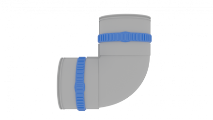 Отвод 90° Flexag FL90-PP90