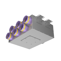 Коллектор металлический Provent KVN 160/90x6 на 6 выходов узкий