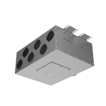 Коллектор металлический Provent KVN 160/90x6 на 6 выходов узкий