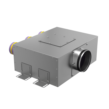 Коллектор металлический Provent KVN 160/90x6 на 6 выходов узкий