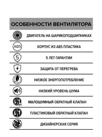 Бытовой вентилятор осевой DiCiTi BREEZE 5C D125 Gray metal