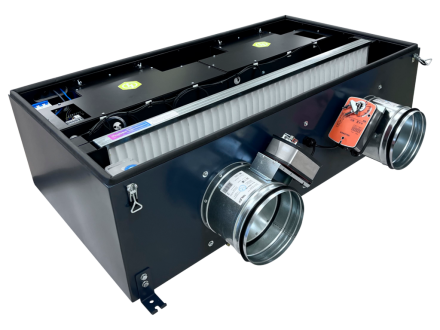 Приточная установка с электрическим нагревом Minibox E-2050 PREMIUM Вентилятор EC (Швеция) GTC