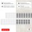 Вентиляционная решетка Благовест 100x500 белая (2шт.)