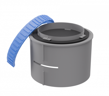 Фланец соединительный Flexag FL90-G, цвет серый