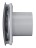 Бытовой вентилятор осевой DICITI RIO 4C D100мм Dark gray metal