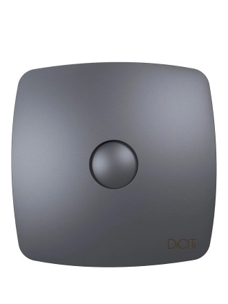 Бытовой вентилятор осевой DICITI RIO 4C D100мм Dark gray metal